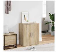 Vidaxl Shoe Cabinet Sonoma Oak 60X35X70 Cm Engineered Wood