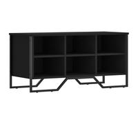 vidaXL Shoe Cabinet Black 90x38x45.5 cm Engineered Wood