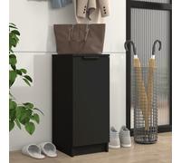 vidaXL Shoe Cabinet Shoe Cupboard Shoe Rack Shoe Storage Black Engineered Wood