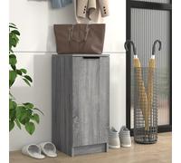 vidaXL Shoe Cabinet Grey Sonoma 30x35x70 cm Engineered Wood UK