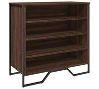 vidaXL Shoe Cabinet Shoe Storage Shelf Shoe Rack Brown Oak Engineered Wood