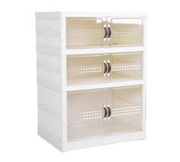 Shoe Cabinet, Thickened ABS PP Pet Pet Petralente Faltable Wish Clever for the Switch (1 Tall 2 Short)