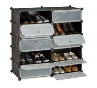 Shoe cabinet with 10 compartments Waterproof Shoe Storage Cabinet Lightweight
