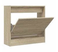 Shoe Cabinet with 4 Flip-Drawers Shoe Storage Shelf Shoe Rack Cupboard vidaXL