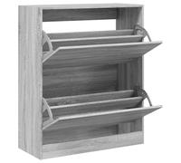 vidaXL Shoe Cabinet White 80x34x96.5 cm Engineered Wood