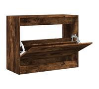 (sonoma oak, 80 x 34 x 63 cm) vidaXL Shoe Cabinet with 4 Flip-Drawers Shoe Storage Shelf Shoe Rack Cupboard