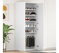 Shoe Cabinet with Door Engineered Wood Storage Unit Rack Entryway Indoor vidaXL