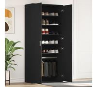 Shoe Cabinet with Door Engineered Wood Storage Unit Rack Entryway Indoor vidaXL