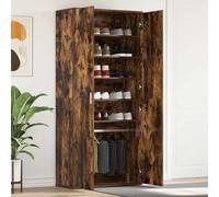 Shoe Cabinet with Door Engineered Wood Storage Unit Rack Entryway Indoor vidaXL