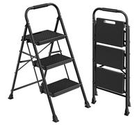 Shoe Cabinet with Doors and Adjustable Dividers, Black / 3-Step (73D x 46.5W x 102.5H cm)