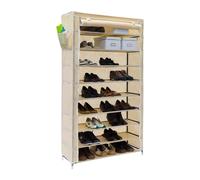 Shoe cabinet with fabric cover Footwear Organizer Lightweight Easy Assembly
