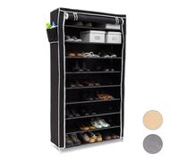 Shoe cabinet with fabric cover Large Footwear Rack Lightweight Easy Assembly