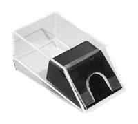 Shoe Card Dispenser Accessories Player Card Handling Blackjack Shoes and Acrylic Blackjack to Discard Tray Clear