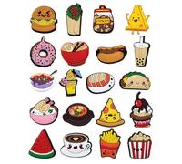 Shoe Charms Unisex | 20 Pack Mexican Food Shoe Decoration Charms for Clogs Decoration, Mexican Charms for Adult Bracelets