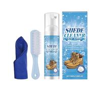 Shoe Cleaner - 100ml Footwear Care, Leather Cleaning Solution | Shoe Polishing Set with Brush Towel, Effective Cleaning for Casual Boots Canvas PU Leathers Sneakers