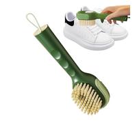 Shoe Cleaner Brush | 2 in 1 Cleaning Reusable Soft Bristles, Cleaner Brush for Sneakers with Liquid Reservoir | for Cleaning Leather Boots Shoes Laundry
