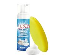 Shoe Cleaner - Complete Shoe Cleaning Kit With Brush For Deep Cleaning | Powerful Premium Foam Cleaner | Safe Trainer Cleaneer Suitable For Sneakers, Leather & Care