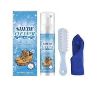 Shoe Cleaner Kit - 100ML Plant-Based Footwear Care, Includes Brush And Towel Material, Gentle Leather Protection Feature | Casual Boots Canvas PU Leather Cleaning Home Travel Maintenance Use