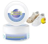 Shoe Cleaner,Shoe Industry Cleaner,Multi-Functional Cleaning and Stain Removal Cream,Shoe Whitener for Trainers,Shoe Purification Solid Paste,Shoes Decontaminate Solid Paste,White Trainer Cleaner,260g