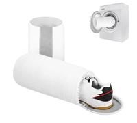 Shoe Cleaning Bag,Shoe Washing Bag for Washing Machine,Laundry Bag for Shoes,Fluffy Fibers 360° Wrap-Around Cleaning,Reusable Washer Shoe Bag for All Shoe Types and Sizes (White 1PCS)