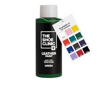 Shoe Clinic Leather Paint | Boots, Shoes, Sneaker, Trainer & Footwear Colour Painting | Quick Drying Vibrant Colours | Flexible & Permanent Shoe Paint | Scratch, Peel & Crack Resistant | (Green) 50ml