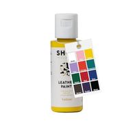 Shoe Clinic Leather Paint | Trainer, Sneaker, Shoes, Boots & Footwear Colour Painting | Quick Drying Vibrant Colours | Flexible & Permanent Shoe Paint | Scratch, Peel & Crack Resistant | (Yellow) 50ml