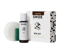 Shoe Clinic Shoe Dye Kit (Dark Brown) - Restores The Colour of Leather, Suede, Nubuck, Fabric, Satin, and Canvas Footwear | Complete Shoe Dye Kit