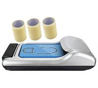 Shoe Cover Dispenser, Automatic Disposable Shoes Film Machine with 3 Rolls Film Refill for Hotels, Lab, Factory(3-silver)
