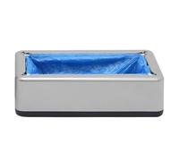 Shoe Cover Dispenser, Automatic Hands-Free Machine, No Bending, for Home Office, Includes 100 Shoe Covers, 15.75 x 8.27 x 4.72 in