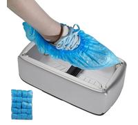 Shoe Cover Dispenser - Automatic Wrapping Machine, Includes 100 Covers, Portable Home Factory Equipment, Hygienic Floor Protection Device | Convenient Sanitation Solution Before For Office