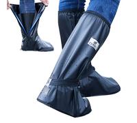 Shoe Covers, Rain Sh Oe Cov Ers Waterproof, 15.74 Inches Riding Water Proof Cover | Outdoor Waterp Roof Pvc Soe Ra in with Reflector Elastic Straps | Reusable Foldable Protector C Zipper for Snow