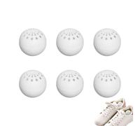 Shoe Deodorizer Balls, 6 Pieces Shoe Odour Eliminators, Professional Long Lasting Solid Odor Deodorizer, Reusable Sports Shoes Deodorizing, Shoes Smell Remover for Sneakers Trainers Lockers Gym Bags