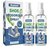 Shoe Deodorizer Spray, 2 Pack Natural Odour Eliminator for Smelly Feet, Shoes and Gym Bags, Foot Deodorant Fights Odour for Men and Women, Natural Shoe Spray Fights Odour and Stink