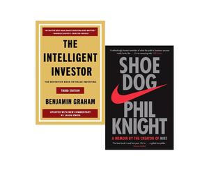 Shoe Dog: A Memoir by the Creator,Intelligent Investor 2 Books Collection Set