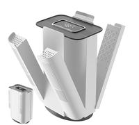 Shoe Dryer, Boot Dryer, 180w Portable Electric Shoes Boots And Warmer, Timer Heater, Foldable & Retractable, For Shoes, Gloves, Socks purple(Grey)