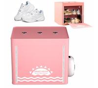 Shoe Dryer, Foldable Football Boot Dryer, 720℃ Full-drying Fast Drying, 2h Timing & Intelligent Temperature Control, Easy To Store, For Shoes, Gloves, Hats, Socks Pink