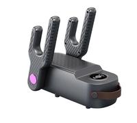 Shoe Dryer for Trainers | 3 Tier Timer Heated Boot Support | Foldable Ski Boot Dryer | for Traveling Winter Construction Camping Home Changing Rooms Dorms