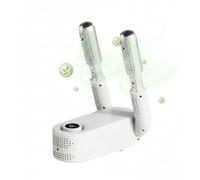 Shoe Dryer, Glove Dryer Electric Intelligent Timer, Foldable Portable Design for Quick Drying, Helps Eliminate Odors & Prevents Bacteria in Football Boots, Work Boots & More, UK Plug