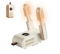 Shoe Dryers Portable, Boot Dryer Foldable Foldable Expandable with Blu-Ray/3 Modes Timer, Wader Boot Dryer Boots Dryer for Shoes,Gloves,Hats,Socks