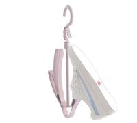 Shoe Drying Hanger - 27.5cm Rotating Rack For Shoes, 360 Degree Windproof | Design Dries Two Pairs Socks Insoles Shoelaces | Double Drainage Hanger For Large Smalls Crossbarsa, Pink, Consulte la