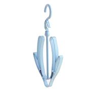 Shoe Drying Hanger - 27.5cm Rotating Rack For Shoes, 360 Degree Windproof Design Dries Two Pairs Socks Insoles Shoelaces | Double Groove Drainage Hanger For Large Smalls Crossbarsa, azul, Consulte la