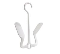 Shoe Drying Rack - 18x11x32cm Double Hook Organizer, PP Duable Footwear Shelf, Space-Saving Sandal Storage Hanger with Wall-Mount Design | Compact Holder for Balcony Dorm Apartment and Hotel Travel C