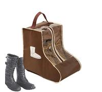 Shoe Dust Bag for Boots - Shoe Bag Organizer for Tall Boots with Zipper and Handle | Wardrobe Organizer, Protective Bag, Shoe Covers, white, Se référer au descriptif, Refer to description