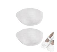 Shoe Filler Inserts, 1 Pair Soft PU Foam Toe Protector Fillers, Big Feet Brace Pads, Shoe Inserts Toe Cushion for Women Men, for Boots, Flat Shoes, Loafers, High Heels, Leather Shoes