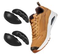 Shoe Filler Inserts for Big Shoe, 2 Pairs Shoe Inserts to Make Shoes Smaller, Toe Cushion Filler Make Shoes Fit, Prevent Heel Sliping, for Men and Women (Black,Small: Half Size Bigger)