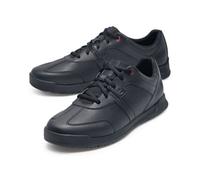 Shoes for Crews Women's Slip-Resistant Work Sneakers - Comfortable, Water-Repellant, Non-Slip, Removable Insoles - Ideal for Restaurant, Catering Kitchen, Chef-Footwear, Waitress - Liberty Black
