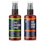 Shoe Freshener & Foot Deodorizer Spray Bundle (2x200ml) | Odor Eliminator for Smelly Shoes | Antibacterial Shoe Spray | Shoe Deodorizer & Odour Eliminator | Shoe Freshener & Deodoriser for Freshness