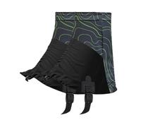 Shoe Gaiters - Adjustable Ankle Covers, Lightweight Outdoor Gators, Easy to Wear and Remove for Mountaineering, Desert Running, Camping, Hiking, Travel, Fishing, 5.91 Inches