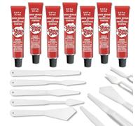 Shoe Goo Repair Adhesive for Fixing Worn Shoes or Boots, Clear, 7X 0.18-Ounce Tubes, Pixiss Spreader Tools Set