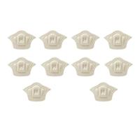 Shoe Heel Repair Patch Heel Patch Insole for Summer Womens High Heels | Heel Patch Insole with a Larger or Smaller Heel Pad to Prevent Heel Loss Half Size Pad(Beige-5 pairs-10mm)